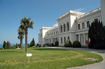 Ukraine - Jalta - der Weiße Palast in Livadija