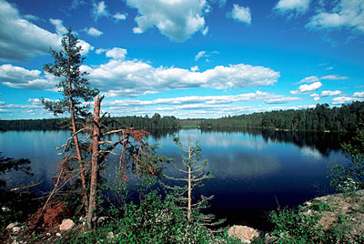 Boundary Waters USA ein stiller See