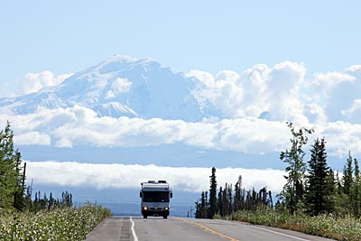 USA - Alaska - Highway-Romantik: Im Wohnmobil auf dem Glenn Highway zwischen Glennallen und Palmer