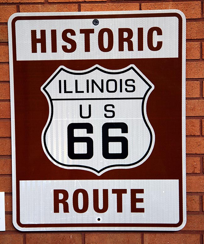 Illinois - Startpunkt der Route 66 am East Jackson Boulevard in Chicago