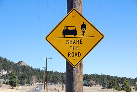 USA - Colorado - Verkehrsschild in Boulder