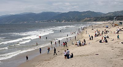 Unendlich weite Strände nördlich von Santa Monica am legendären Highway 1