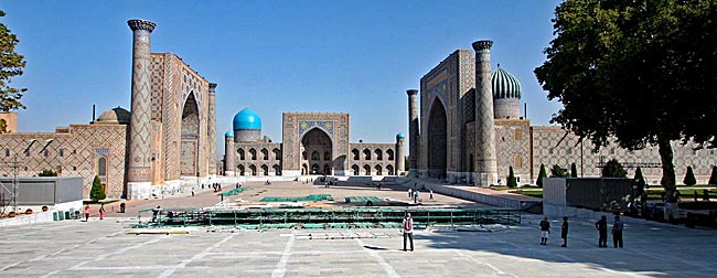 Usbekistan - Registan Platz in Samarkand