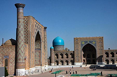 Usbekistan - Registan Platz in Samarkand