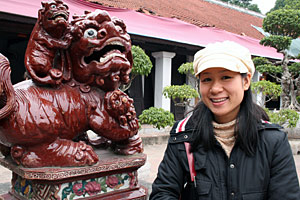 Vietnam Hanoi im Literaturtempel