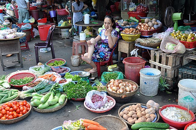 Vietnam - Auf dem Markt in Hue